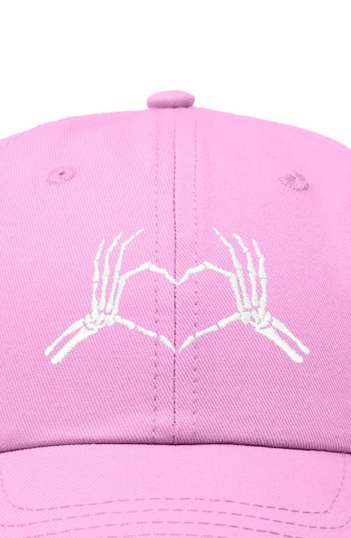 DALIX DALIX SKELETON HEART EMBROIDERED DAD HAT