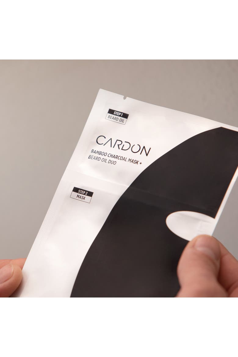Charcoal Sheet Mask and Beard Oil, Alternate, color, None (none)