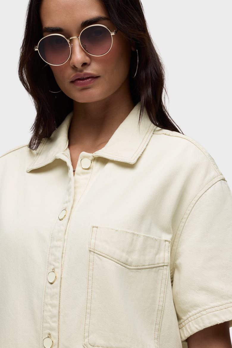 Dreamy Shirt Dress, Alternate, color, ECRU