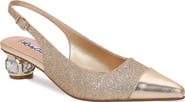 LADY COUTURE Jewel Heel Slingback Pump
