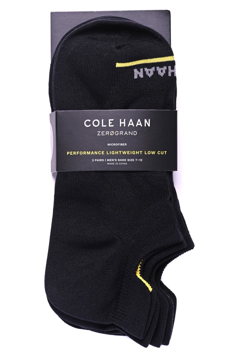 Cole Haan Assorted 3-Pack ZeroGrand Performance Ankle Socks, Alternate, color, 