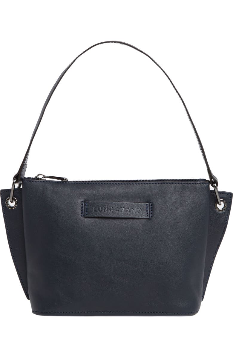 Longchamp 3D Seam Leather Shoulder Bag, Main, color,