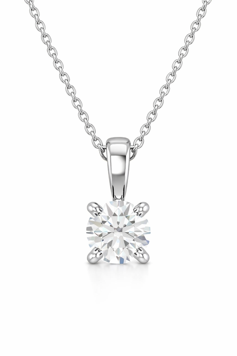 Solitaire Diamond Necklace