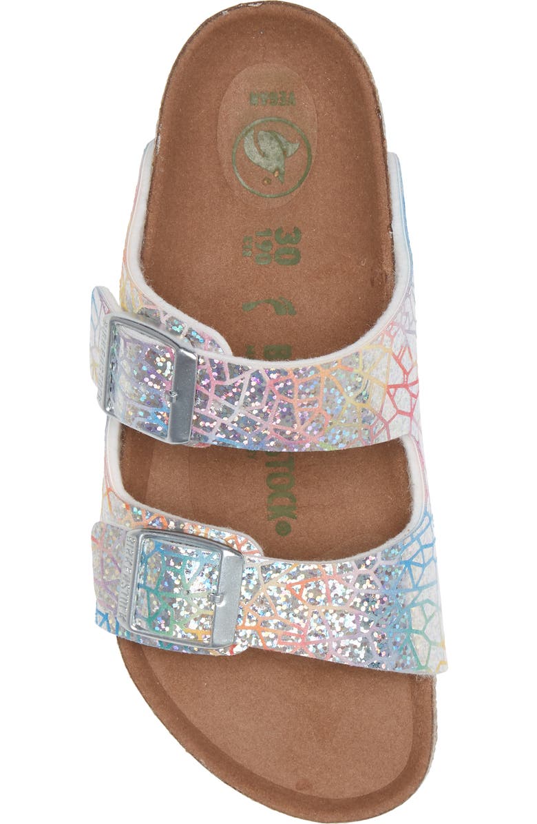 Birkenstock Arizona Glitter Slide Sandal, Alternate, color,