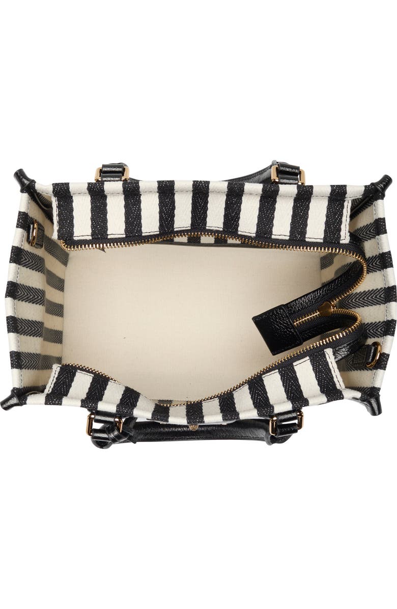 Kurt Geiger London Chiswick Small Shopper Tote, Alternate, color, Blk/White