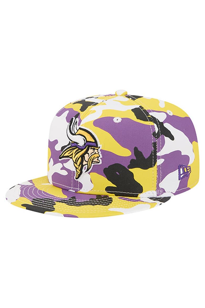 Men's New Era  Gold/Purple Minnesota Vikings 59FIFTY Fitted Hat, Main, color, Gold