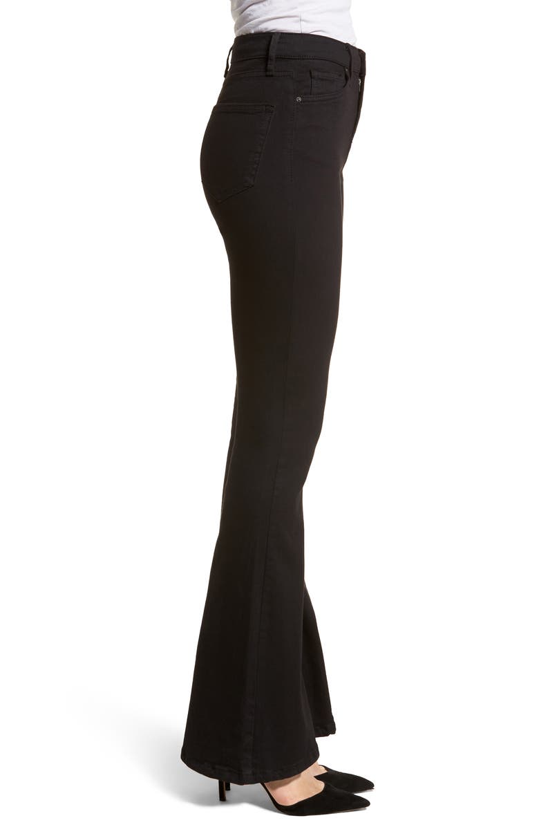 Topshop Jamie High Waist Flare Leg Jeans, Alternate, color,