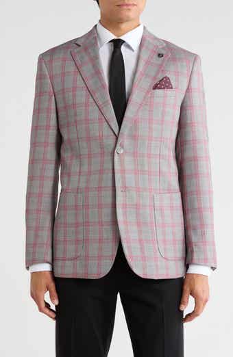 Plaid Two Button Sport Coat