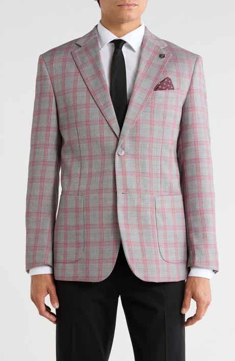 Plaid Two Button Sport Coat