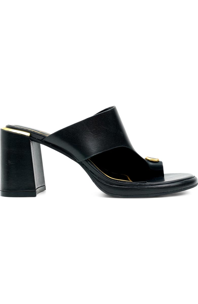Kenneth Cole Syndika Platform Slide Sandal, Alternate, color, Black Leather