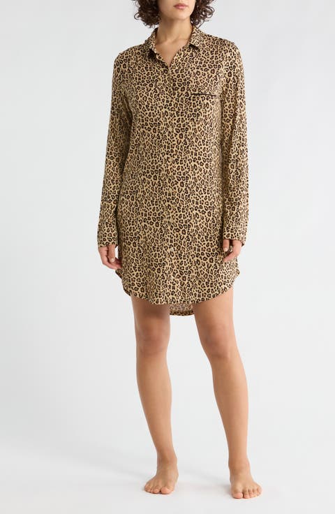 Tranquility Button Front Nightshirt