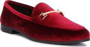 LONDON RAG Evelio Horsebit Velvet Loafer