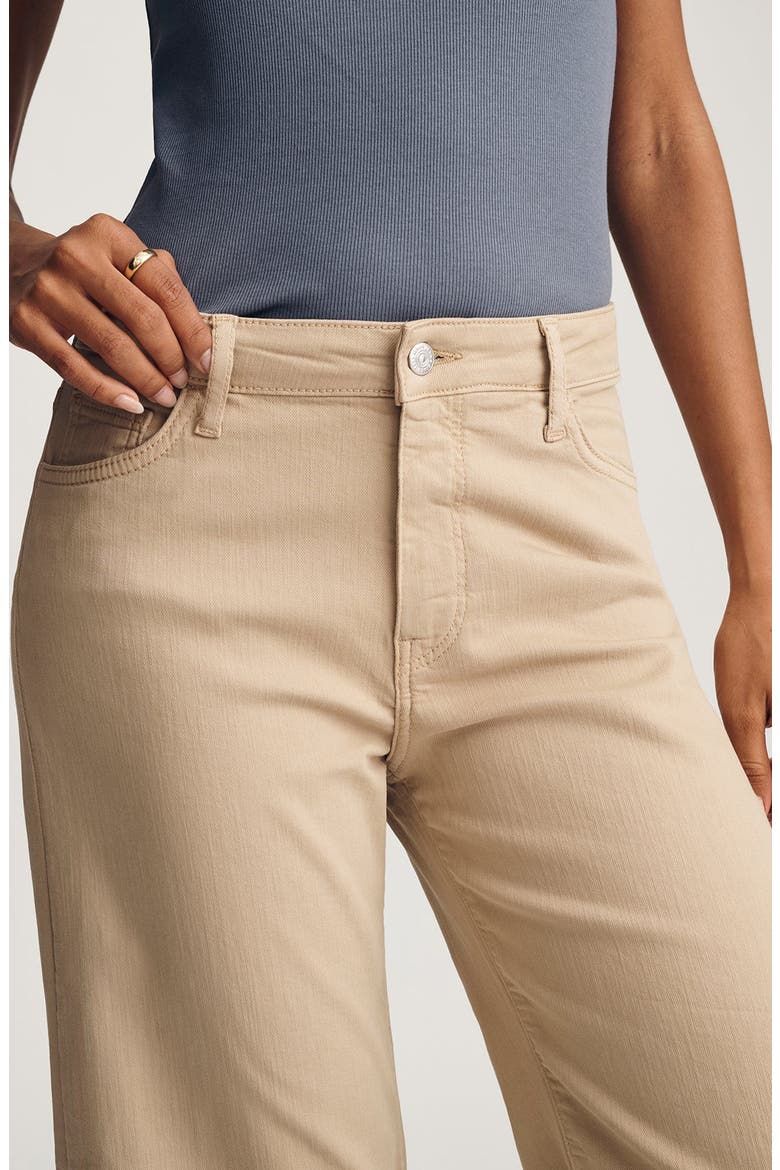 Paloma Ankle Wide Leg Jeans, Alternate, color, CORN SILK FLEX BLUE