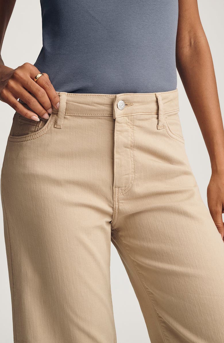 Mavi Jeans Paloma Ankle Wide Leg Jeans, Alternate, color, Corn Silk Flex Blue