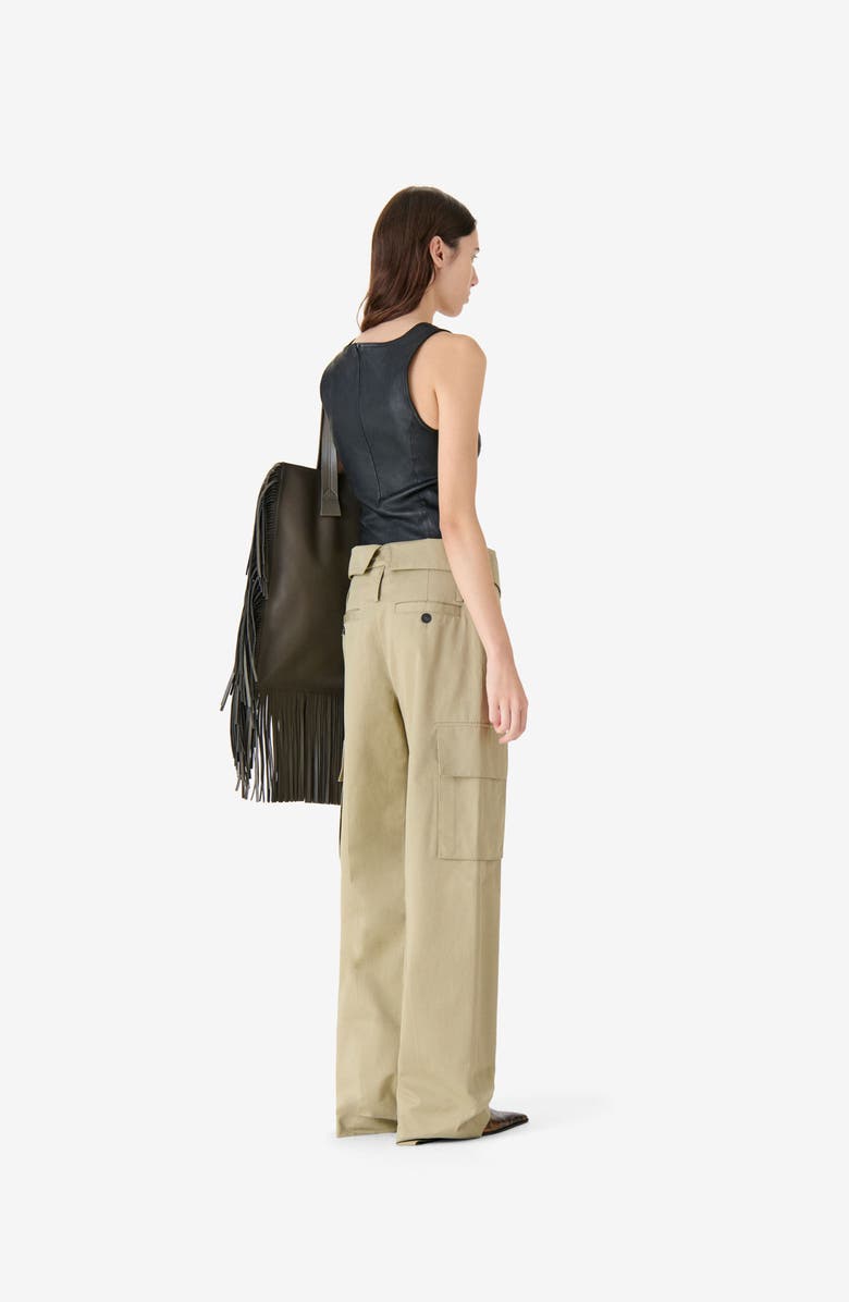 IRO Indra Cargo Pants, Alternate, color, Clay