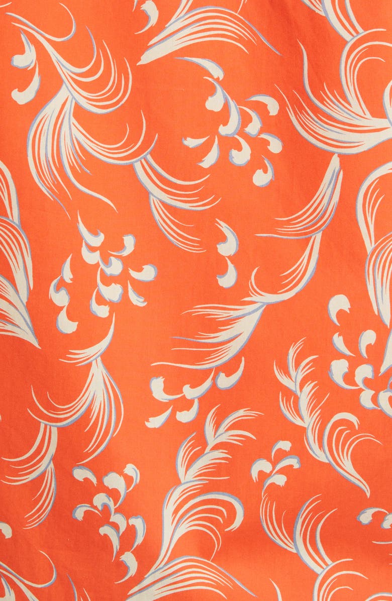 John Elliott Short Sleeve Cotton Button-Up Camp Shirt, Alternate, color, 