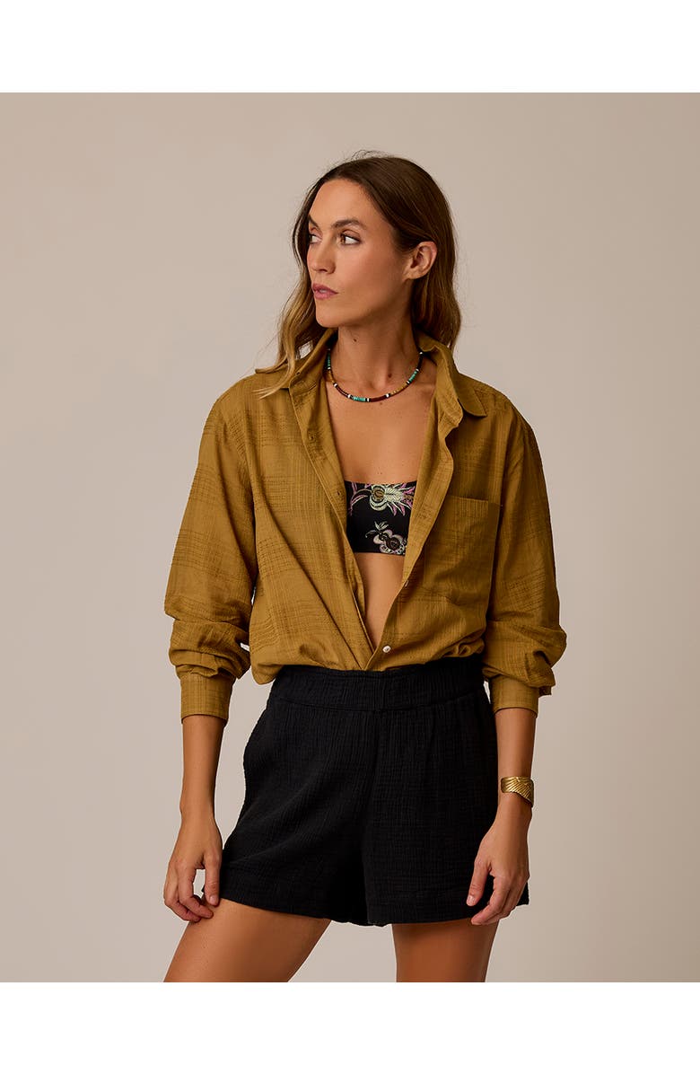 Carve Designs Taylor Textured Tunic, Main, color, Golden