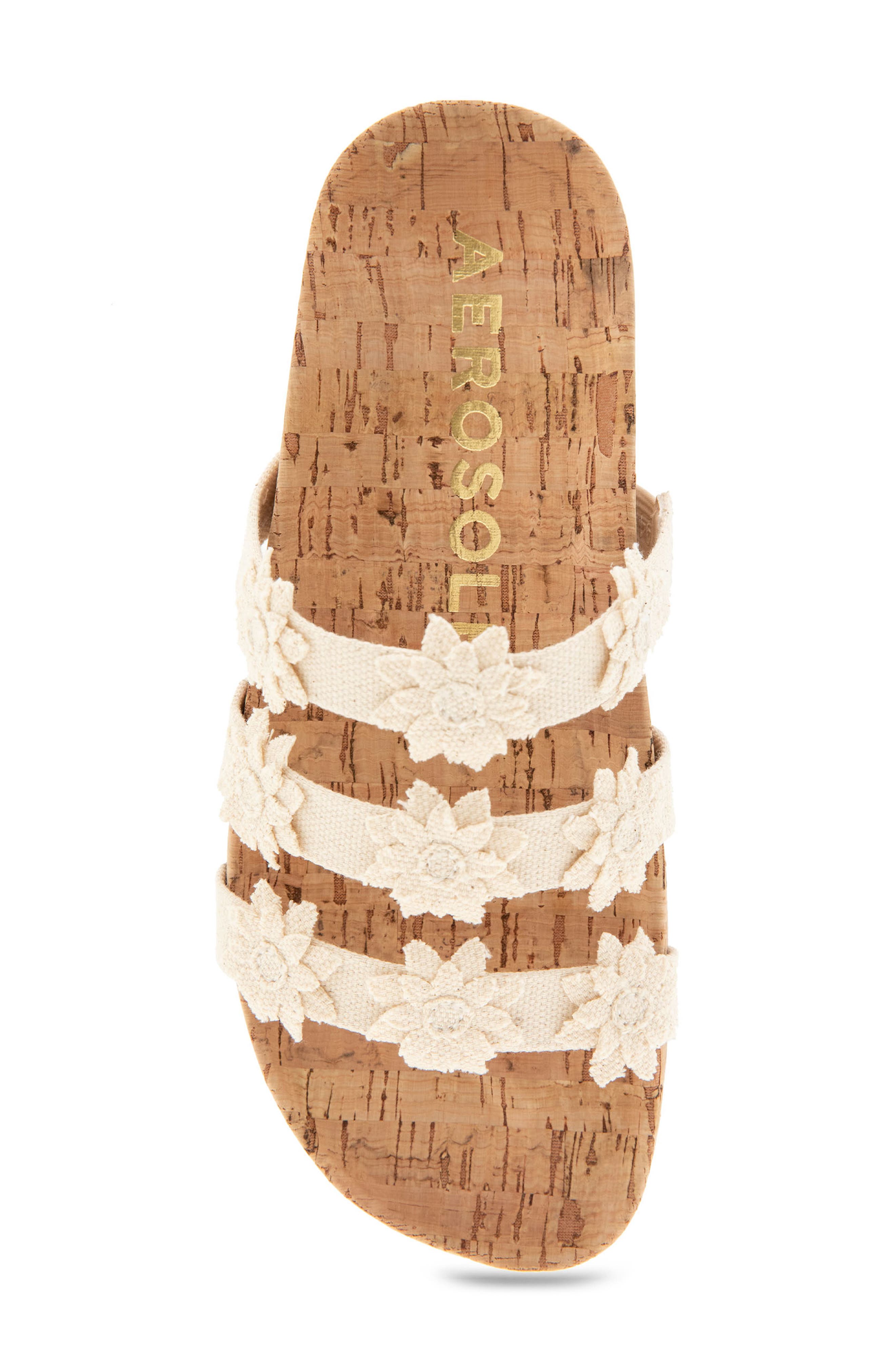 Leflor Sandal, Alternate, color, NATURAL CANVAS