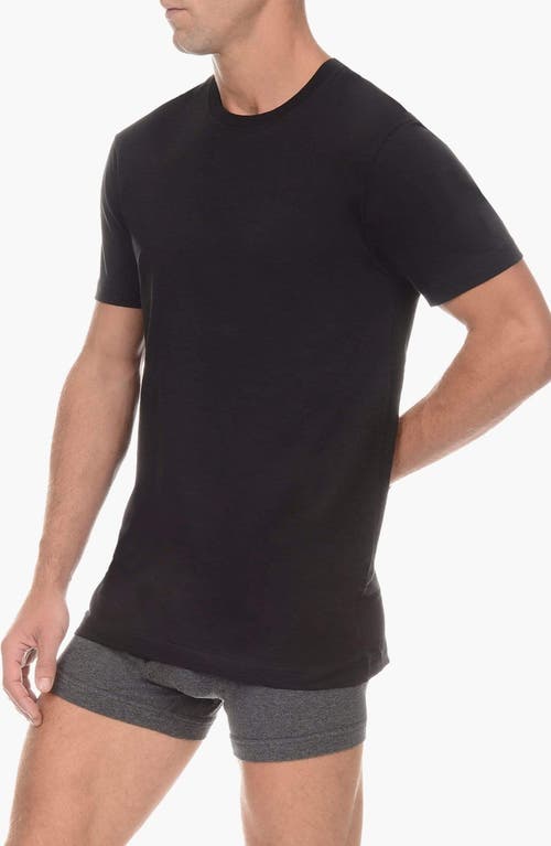 2(x)ist 3-pack Cotton Crewneck T-shirts In Black