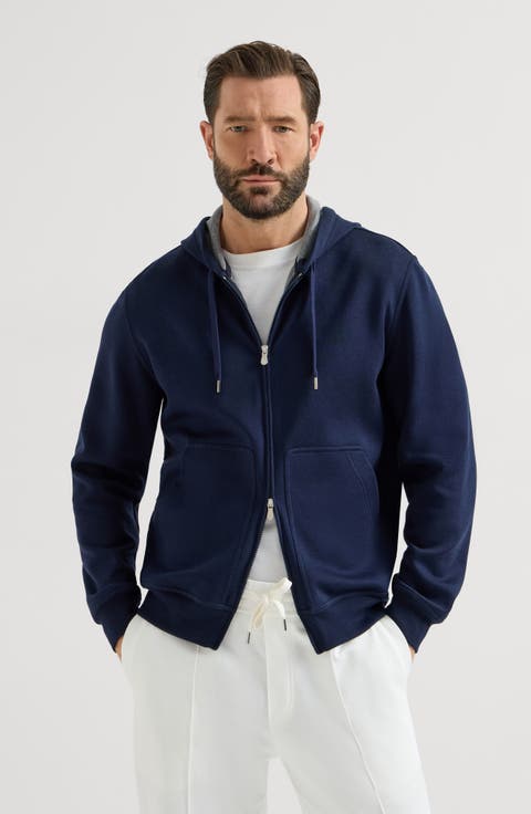 Double cloth sweatshirt