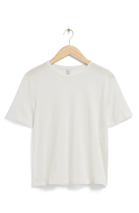 Oliane Cotton & Linen Blend T-Shirt