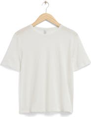 & Other Stories Oliane Cotton & Linen Blend T-Shirt