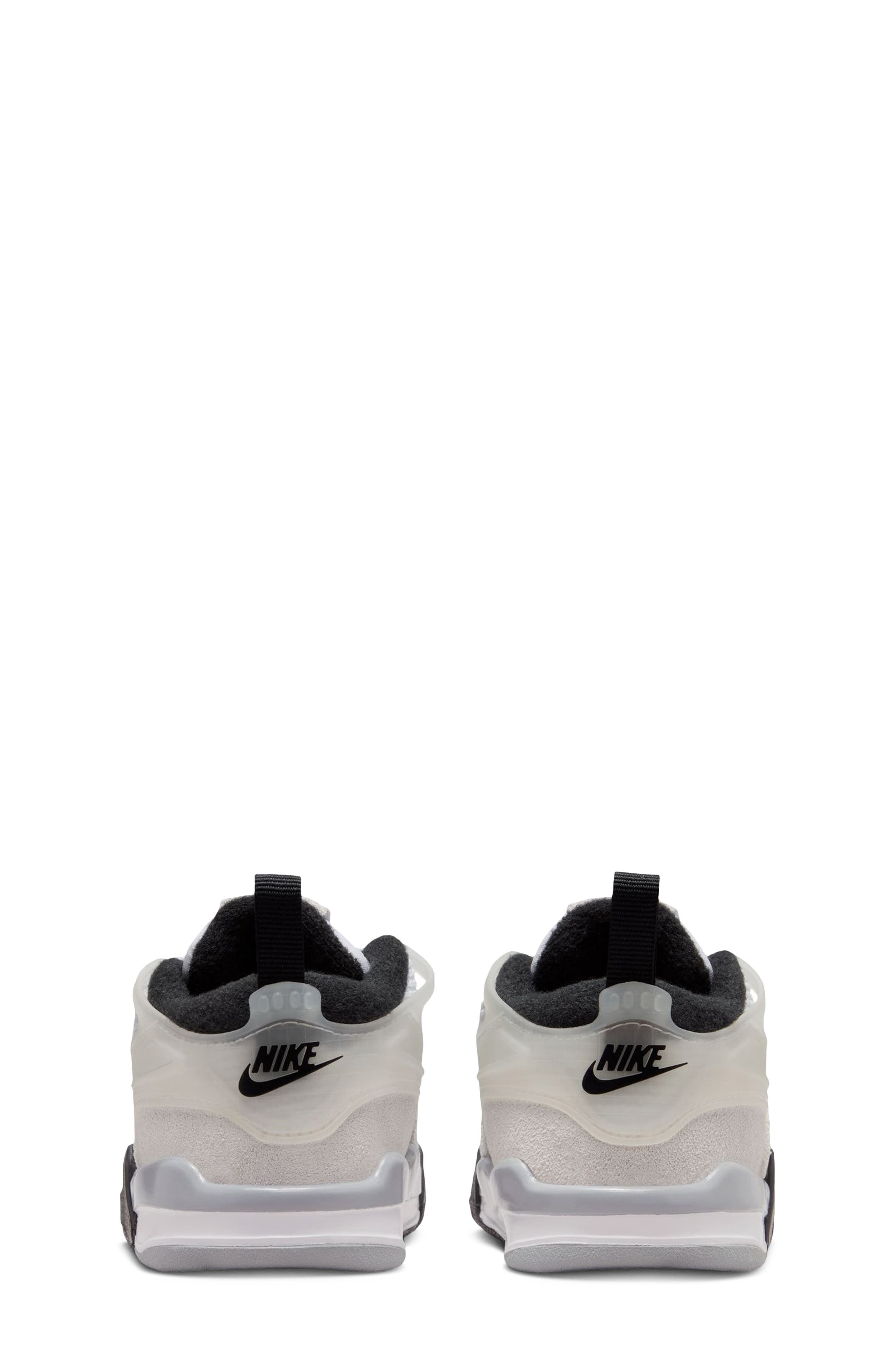 Kids' Air Jordan 4 RM Sneaker, Alternate, color, WHITE/ BLACK/ INFRARED/ GREY