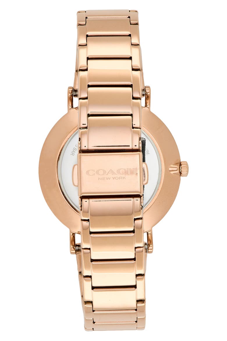 Perry Bracelet Strap Watch, 36mm, Alternate, color, ROSE GOLD WHITE