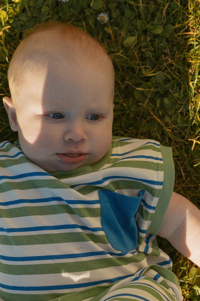 Jensen Set, Alternate, color, Blue Green Stripe
