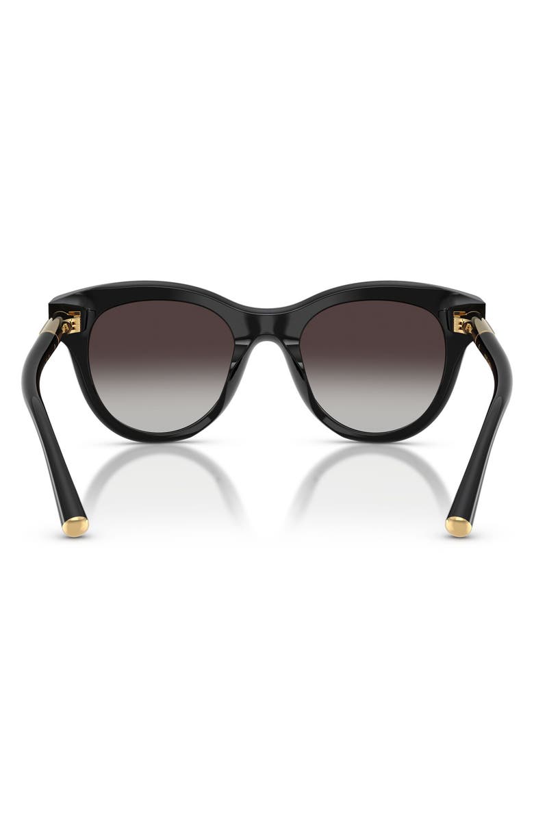 Dolce&Gabbana 52mm Phantos Sunglasses, Alternate, color, Black / Grey Gradient