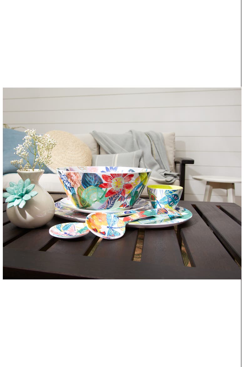 Anthropologie Tropical Melamine Serving Set, Alternate, color, MULTI