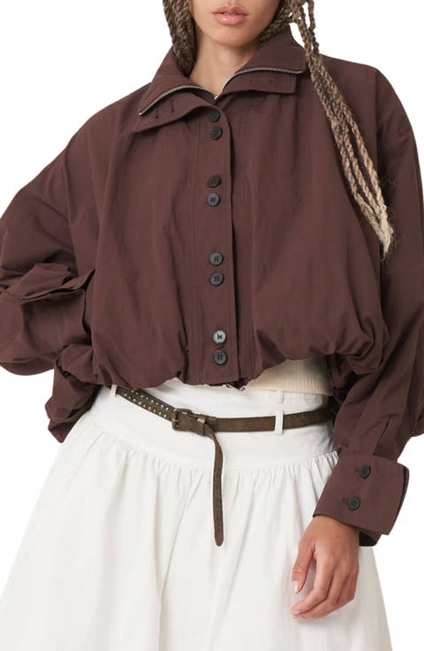 Amaryllis Water Repellent Crop Jacket