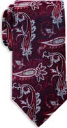 Oak Hill Premium by DXL Big & Tall Paisley Tie
