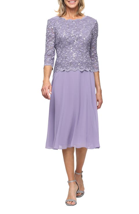 Faux Two-Piece Cocktail Dress