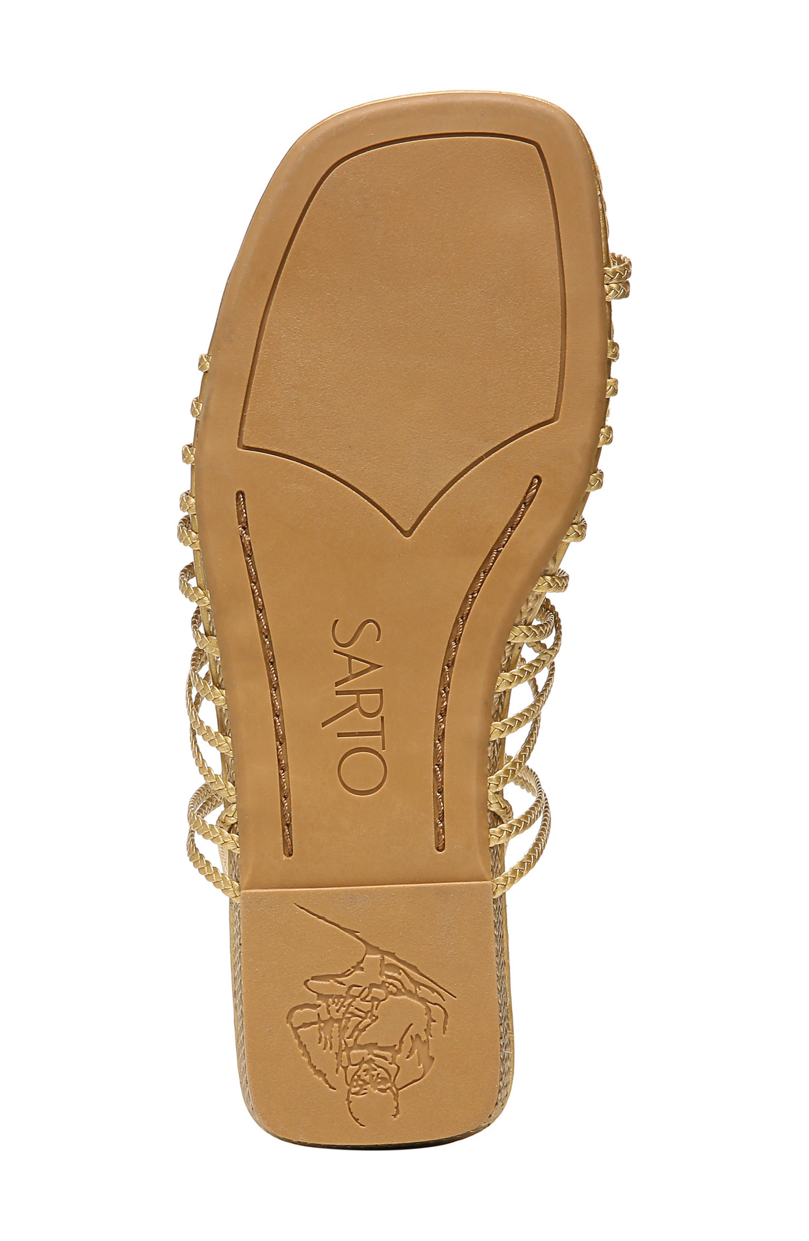 Iona Strappy Lace-Up Sandal, Alternate, color, GOLD