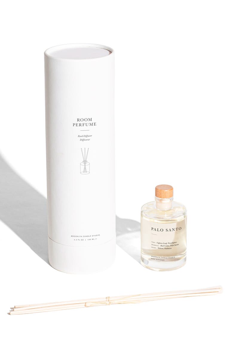 BROOKLYN CANDLE STUDIO Palo Santo Reed Diffuser, Alternate, color, Palo Santo