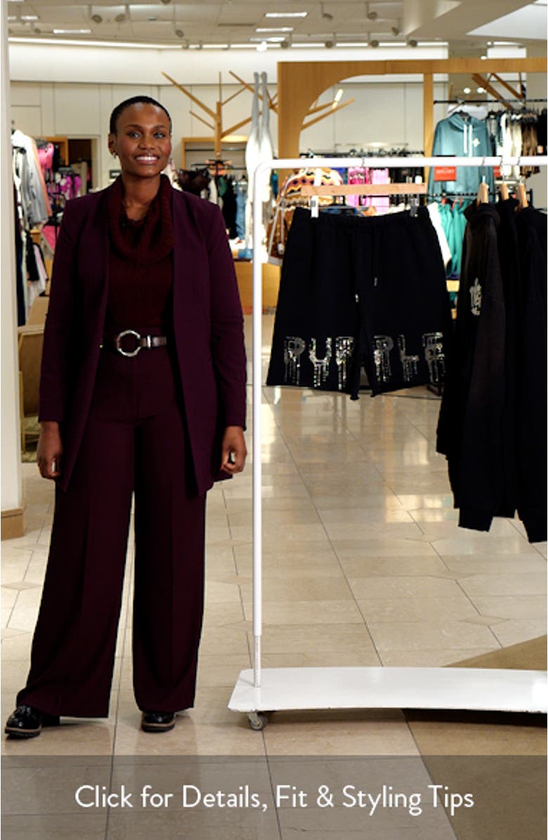 Rhinestone Fleece Sweat Shorts, sales video thumbnail