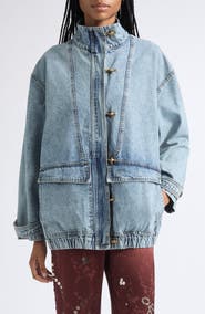 Siedrés Polca Oversize Cotton Denim Jacket