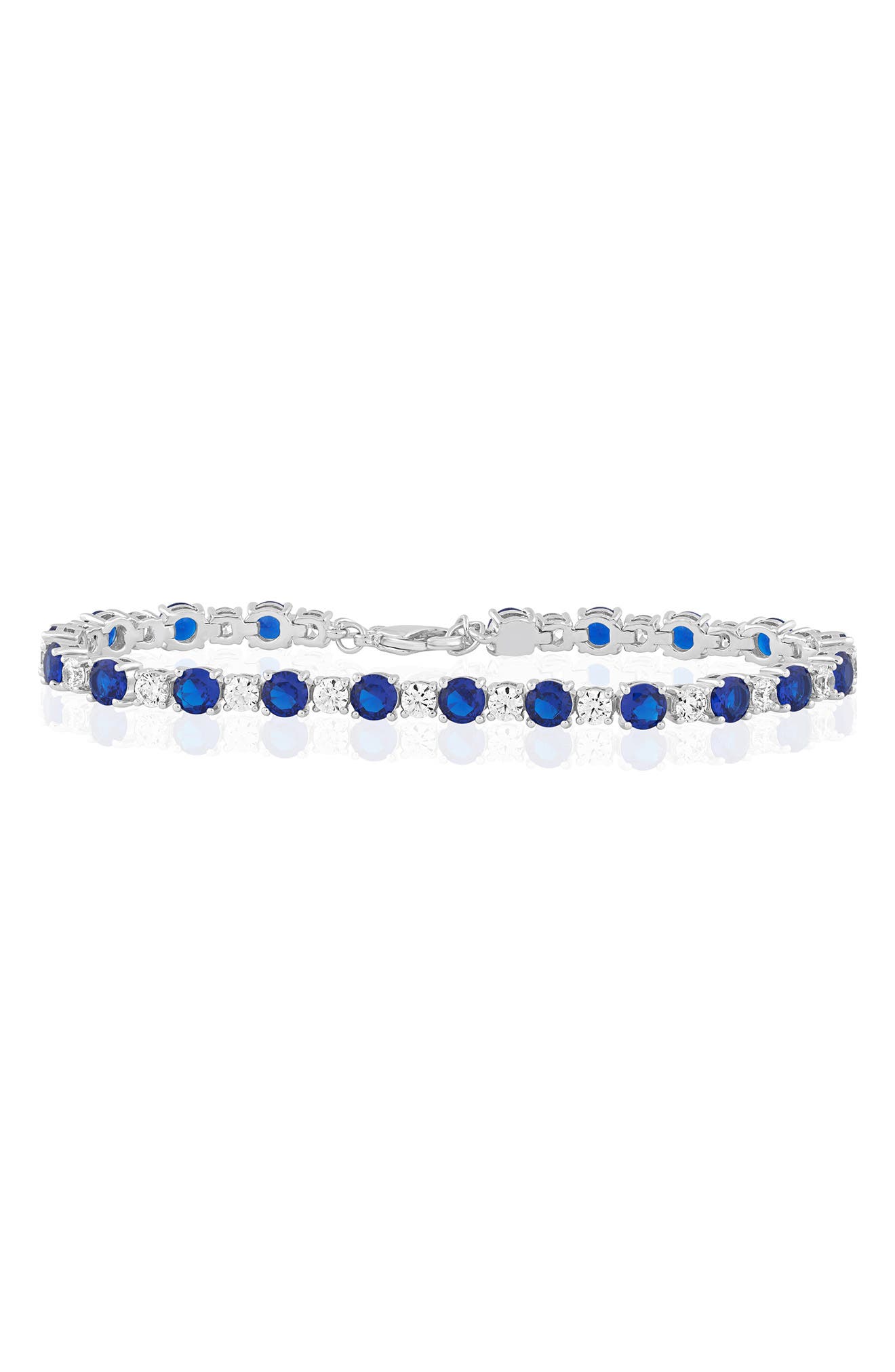 Round Cubic Zirconia Tennis Bracelet