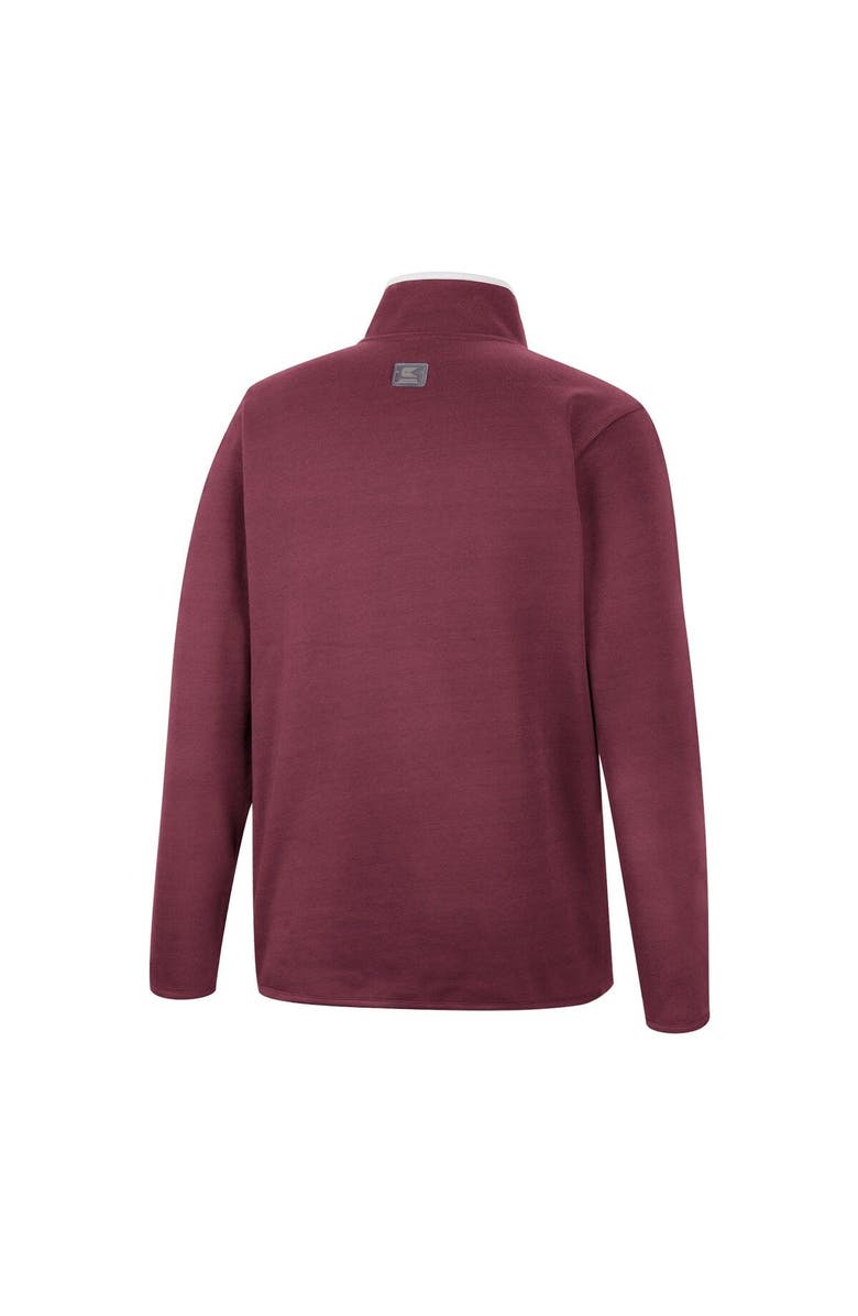 COLOSSEUM Men's Colosseum Maroon Mississippi State Bulldogs Rebound Quarter-Snap Jacket, Alternate, color, Maroon