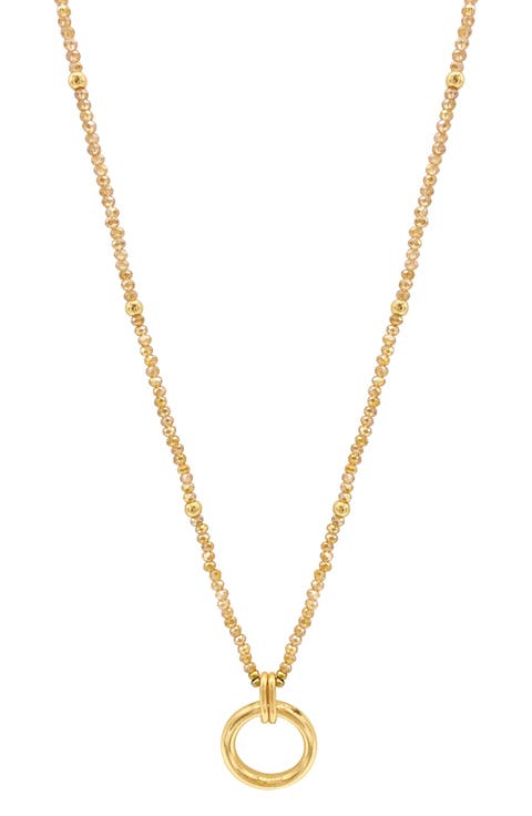 Circular Pendant Necklace