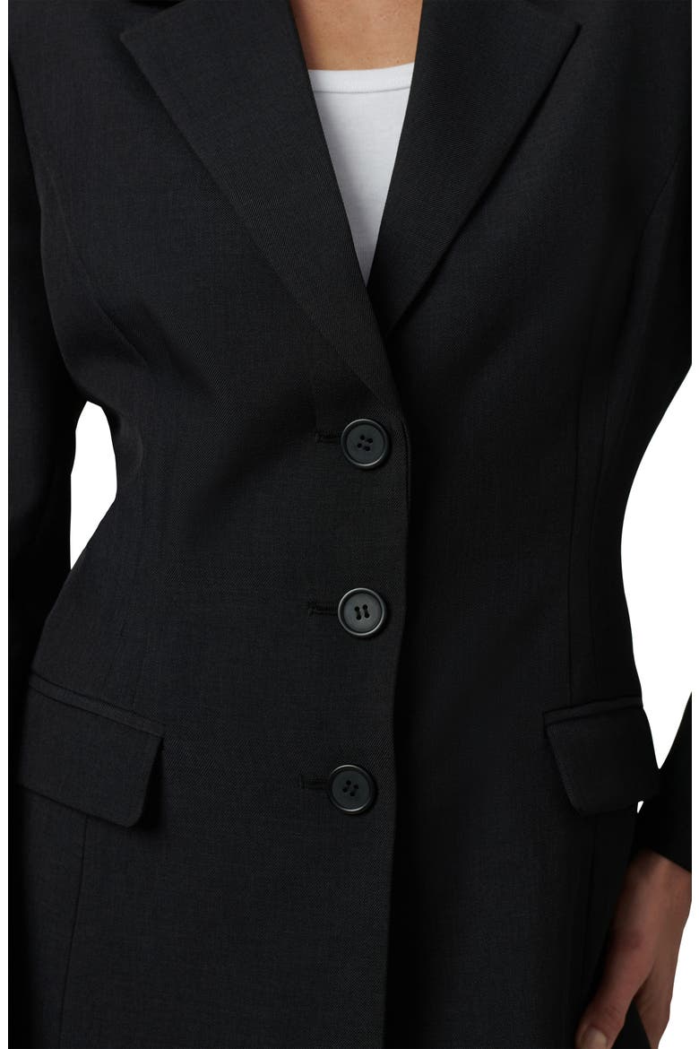The Chloe Cinched Blazer, Alternate, color, BLACK