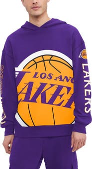 TOMMY JEANS Men's Tommy Jeans Purple Los Angeles Lakers Kenny Pullover Hoodie
