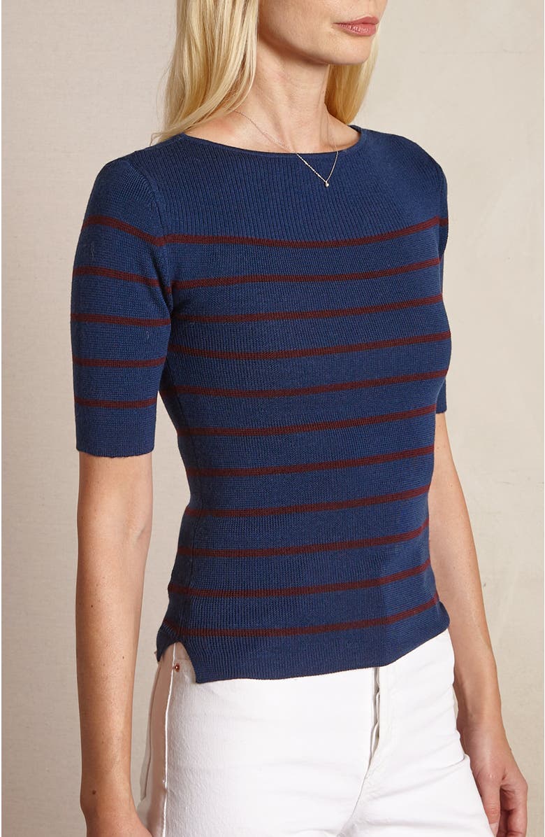 oyun Coco Tee, Alternate, color, Navy / Merlot