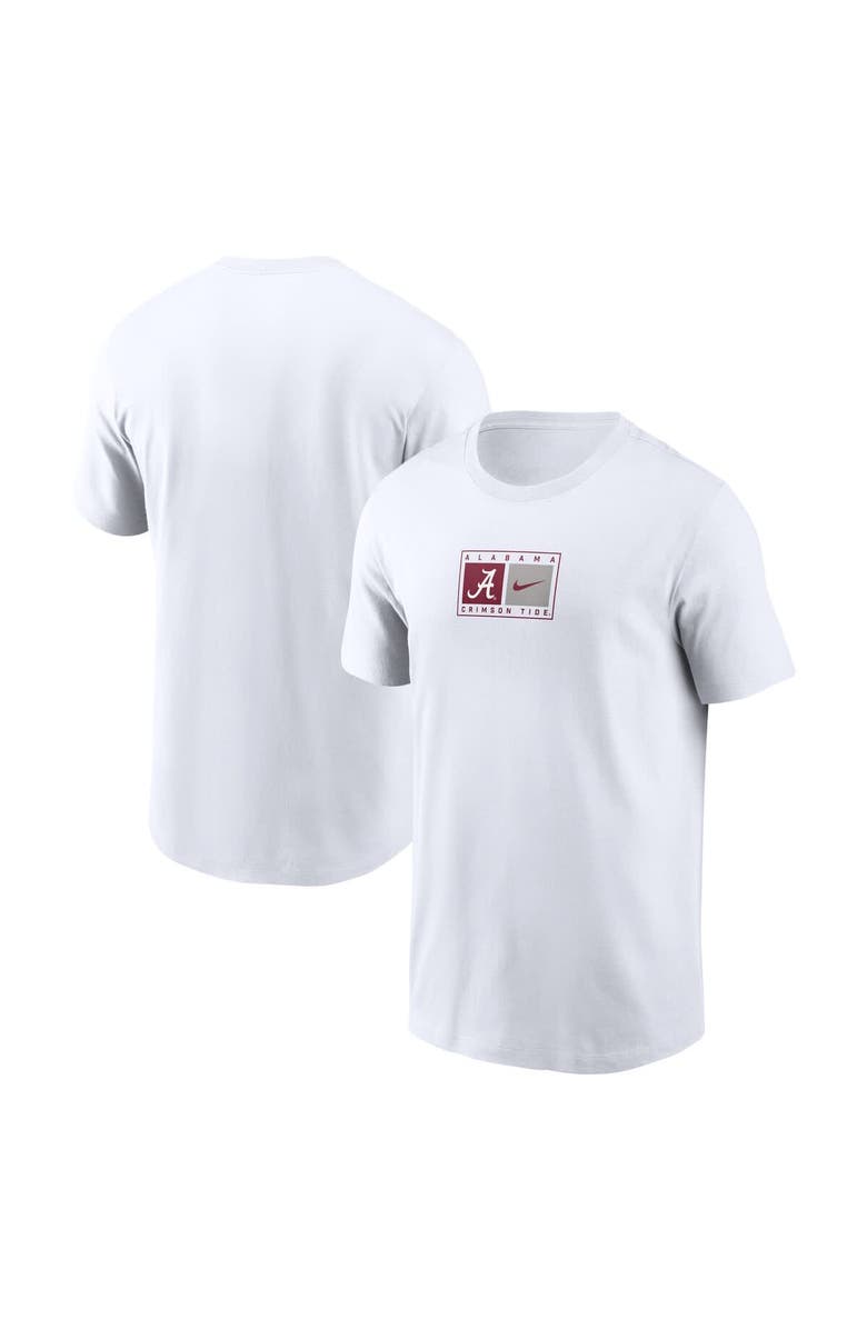 Nike Men's Nike White Alabama Crimson Tide Campus Logo Swoosh T-Shirt, Main, color, White