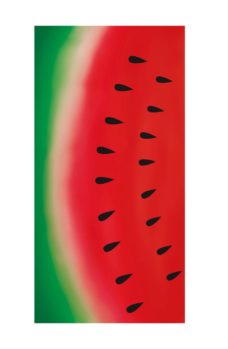 APOLLO TOWELS Watermelon Beach Towel, Main, color, 