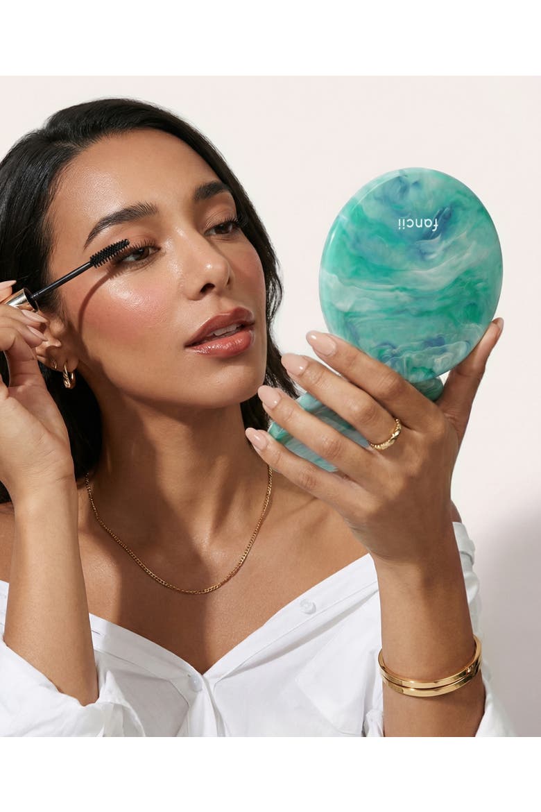 Taylor LED Compact Mirror, Alternate, color, Sea Serenity