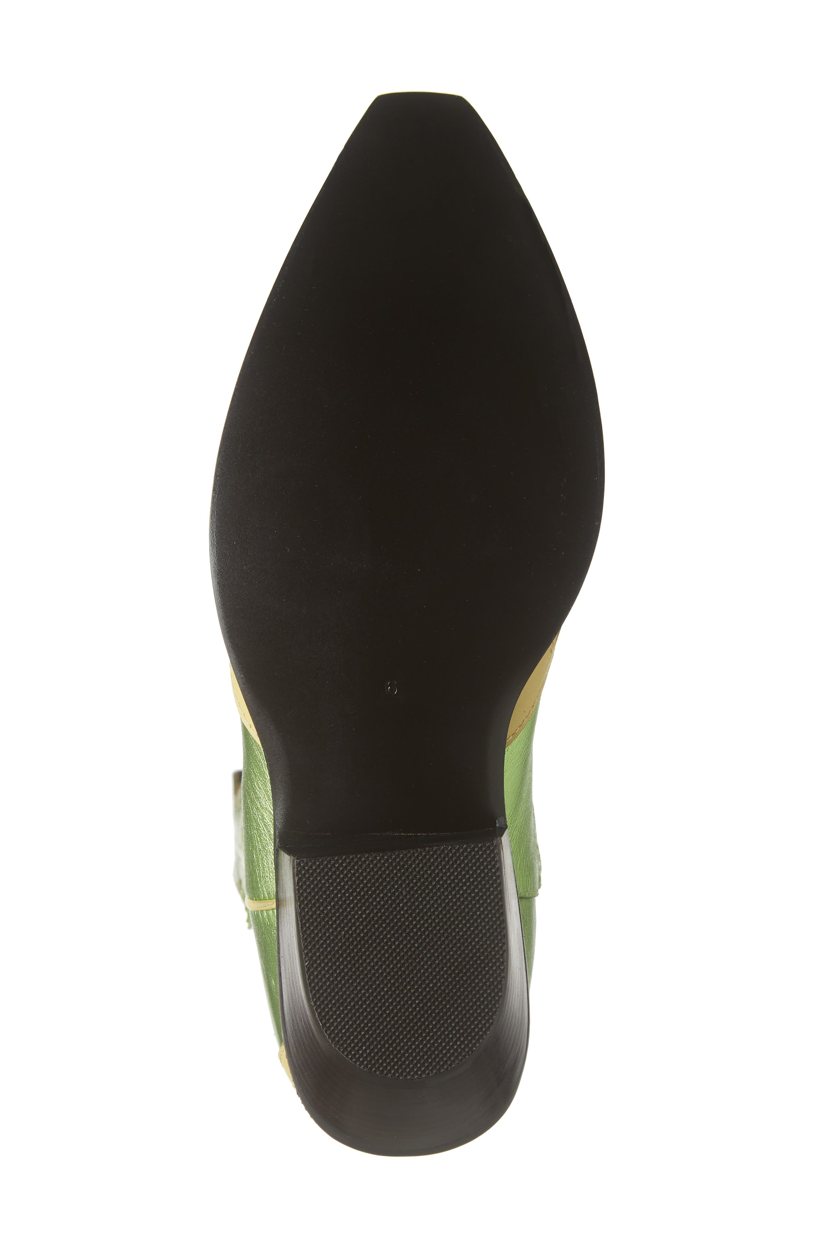 Looney Patch Western Boot, Alternate, color, GREEN
