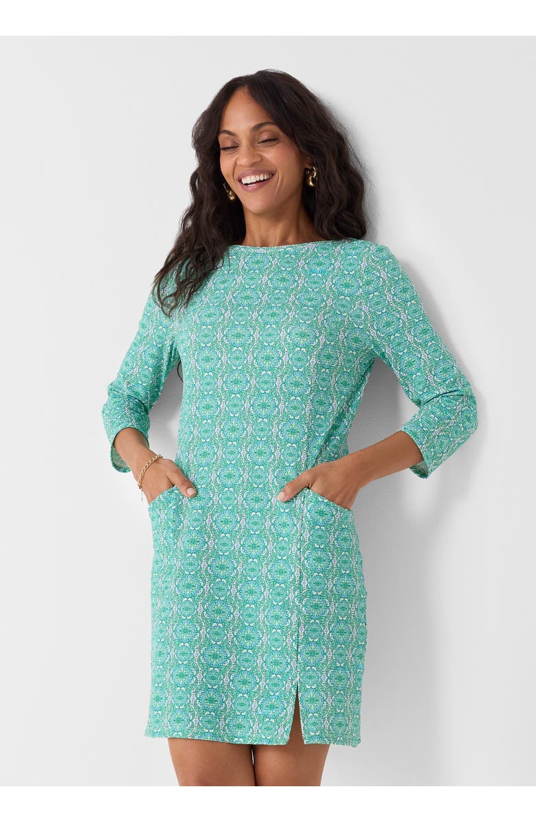 Cabana Life Gauze Shift Dress w/ Side Slit, Alternate, color, Hudson