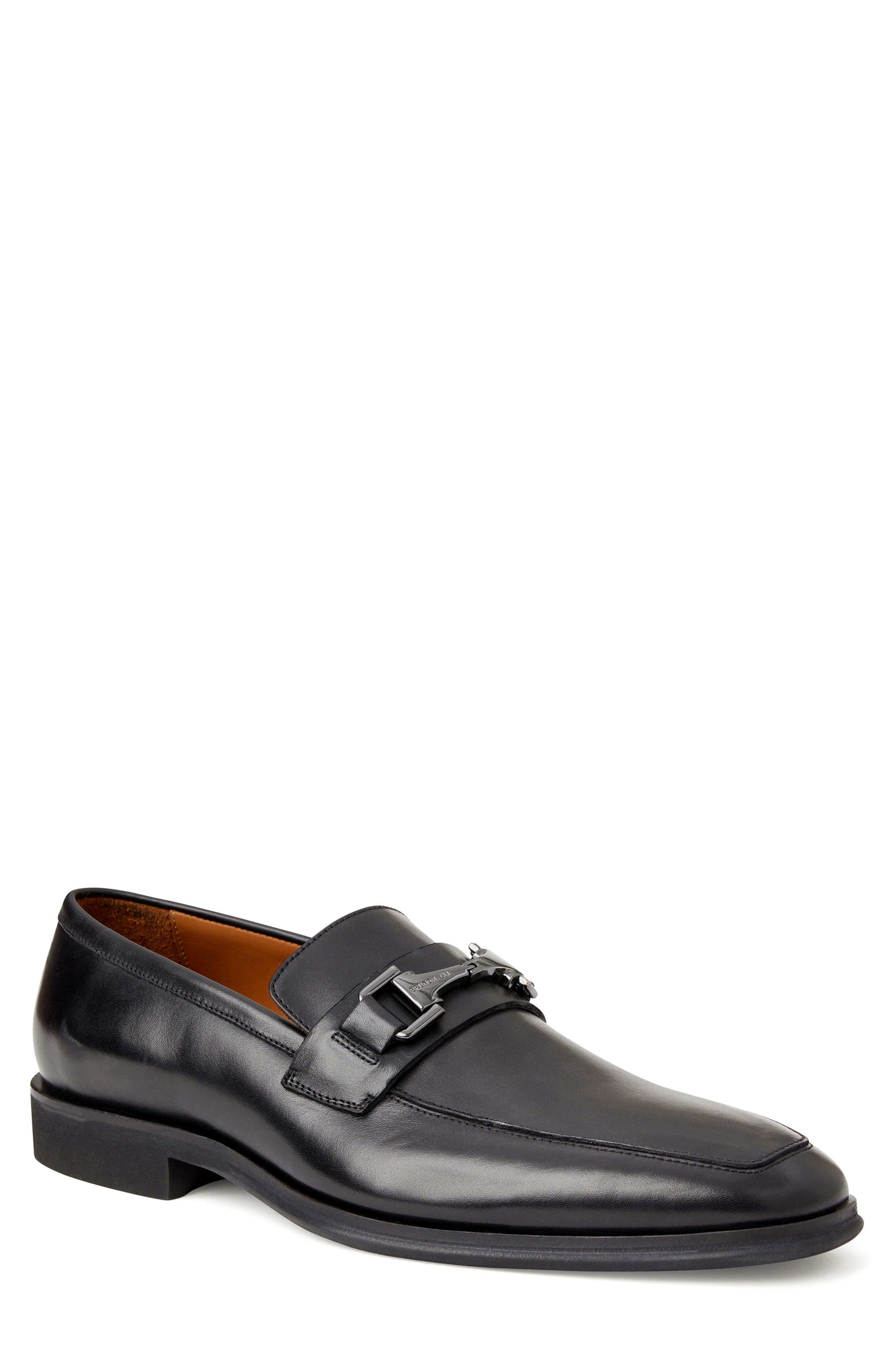Bruno Magli Raging Bit Loafer, Main, color, Black